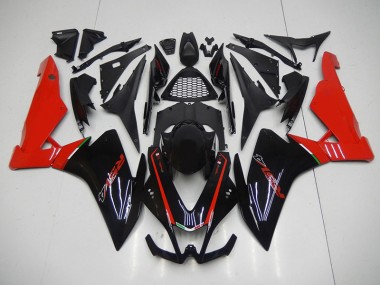 Preto Vermelho Abs Kits Carenagem Aprilia RSV4 2009-2015