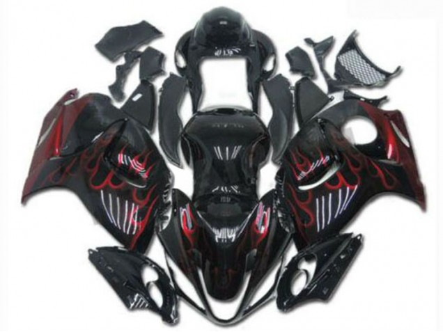 Preto Vermelho Abs Kits Carenagem Suzuki GSXR 1300 Hayabusa 2008-2019 Preto Vermelho Abs Kits Carenagem Suzuki GSXR 1300 Hayabusa 2008-2019