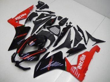 Preto Vermelho Abs Kits Completos Carenagem Aprilia RSV4 2009-2015
