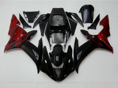Preto Vermelho Abs Kits Completos Carenagem Yamaha R1 2004-2006
