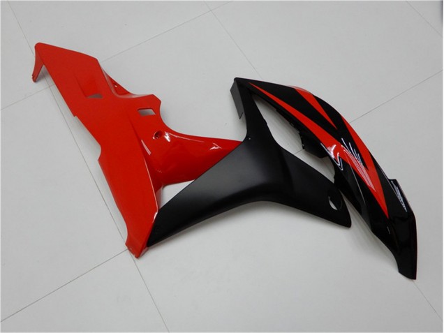 Preto Vermelho Abs Plásticos Honda CBR 600RR 2007-2008 Preto Vermelho Abs Plásticos Honda CBR 600RR 2007-2008