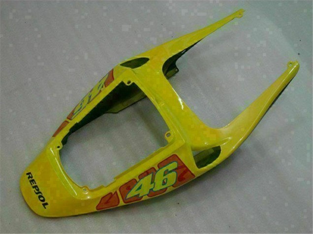 Preto Vermelho Amarelo 46 Carenagem Honda CBR 600RR 2005-2006 Preto Vermelho Amarelo 46 Carenagem Honda CBR 600RR 2005-2006
