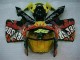 Preto Vermelho Amarelo 46 Carenagem Honda CBR 600RR 2005-2006 Preto Vermelho Amarelo 46 Carenagem Honda CBR 600RR 2005-2006