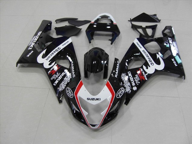 Preto Vermelho Baliza Carenagem Suzuki GSXR 750 K4 2004-2005 Preto Vermelho Baliza Carenagem Suzuki GSXR 750 K4 2004-2005