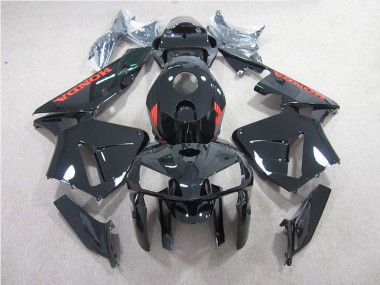 Preto & Vermelho Carenagem Honda CBR 600RR 2005-2006