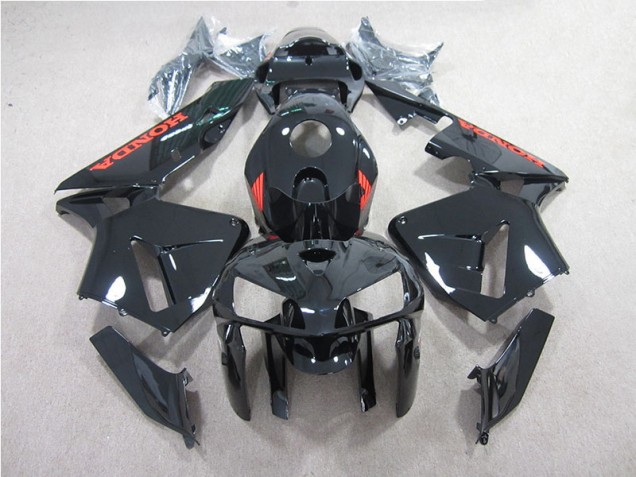Preto & Vermelho Carenagem Honda CBR 600RR 2005-2006 Preto & Vermelho Carenagem Honda CBR 600RR 2005-2006