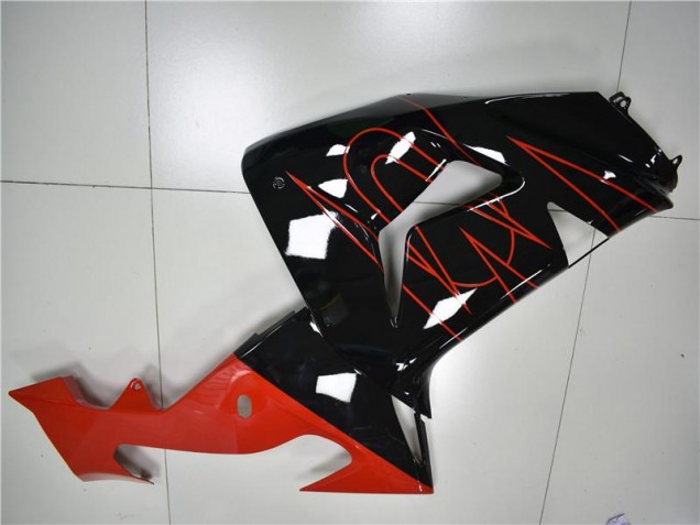 Preto Vermelho Carenagem Kawasaki ZX10R 2006-2007 Preto Vermelho Carenagem Kawasaki ZX10R 2006-2007