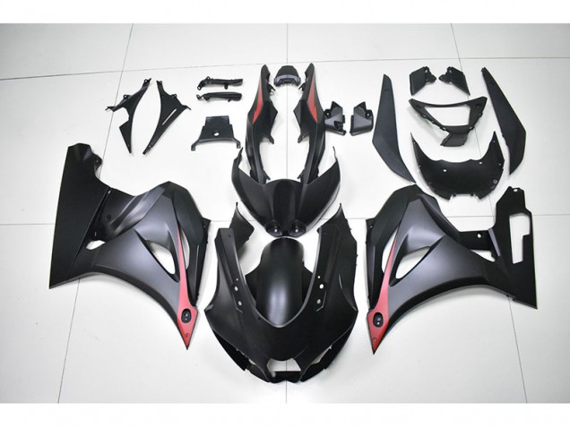 Preto Vermelho Carenagem Suzuki GSXR 1000 2017-2023 Preto Vermelho Carenagem Suzuki GSXR 1000 2017-2023
