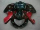 Preto Vermelho Carenagem Suzuki GSXR 600 / 750 K1 K2 K3 2001-2003 Preto Vermelho Carenagem Suzuki GSXR 600 / 750 K1 K2 K3 2001-2003