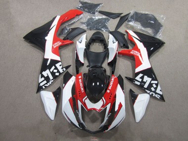 Preto Vermelho Carenagem Suzuki GSXR 750 K11 2011-2021