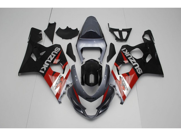 Preto Vermelho Carenagem Suzuki GSXR 750 K4 2004-2005 Preto Vermelho Carenagem Suzuki GSXR 750 K4 2004-2005