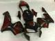 Preto Vermelho Carroçaria Honda CBR 600RR 2003-2004 Preto Vermelho Carroçaria Honda CBR 600RR 2003-2004