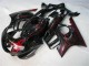 Preto Vermelho Chama Abs Plástico Honda CBR 600 F3 1995-1998 Preto Vermelho Chama Abs Plástico Honda CBR 600 F3 1995-1998