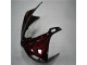 Preto Vermelho Chama Plástico Yamaha R6 2003-2005 Preto Vermelho Chama Plástico Yamaha R6 2003-2005