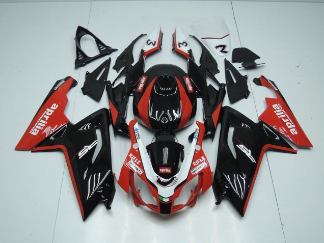 Preto & Vermelho Injeção Kit Carenagem Aprilia RS 125 2006-2011 Preto & Vermelho Injeção Kit Carenagem Aprilia RS 125 2006-2011
