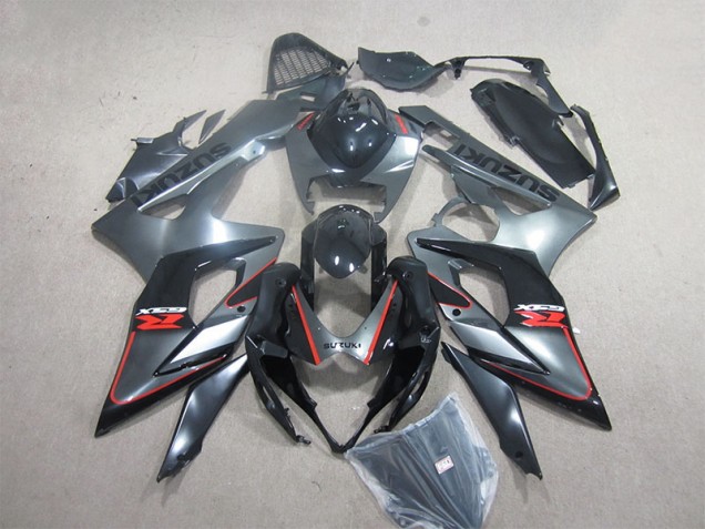 Preto Vermelho Injeção Kit Carenagem Suzuki GSXR 1000 K5 2005-2006 Preto Vermelho Injeção Kit Carenagem Suzuki GSXR 1000 K5 2005-2006