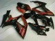 Preto Vermelho Kit Carenagem Suzuki GSXR 600 / 750 K6 2006-2007 Preto Vermelho Kit Carenagem Suzuki GSXR 600 / 750 K6 2006-2007