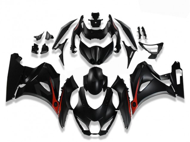 Preto Vermelho Kit Completo Carenagem Suzuki GSXR 1300 Hayabusa 1996-2007 Preto Vermelho Kit Completo Carenagem Suzuki GSXR 1300 Hayabusa 1996-2007