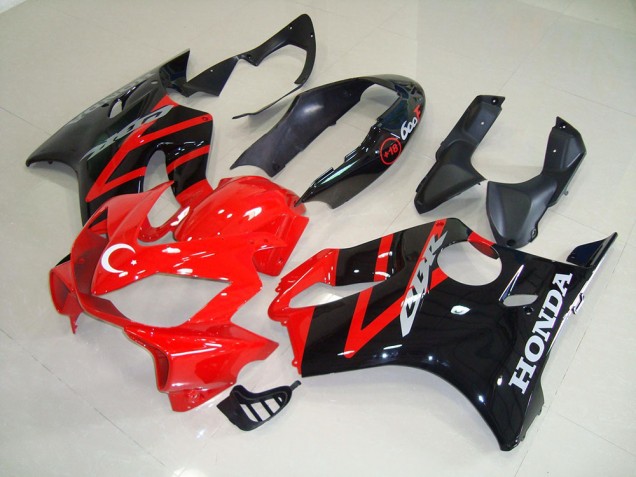 Preto Vermelho Kits Carenagem Honda CBR 600 F4i 2004-2007 Preto Vermelho Kits Carenagem Honda CBR 600 F4i 2004-2007