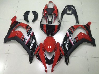 Preto Vermelho Ninja Carenagem Kawasaki ZX10R 2016-2019