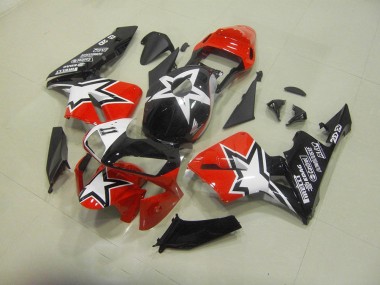 Preto Vermelho Plástico Honda CBR 600RR 2003-2004