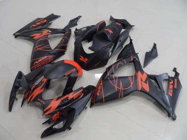 Preto Vermelho Plástico Suzuki GSXR 750 K6 2006-2007