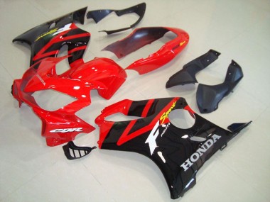 Preto Vermelho Plásticos Honda CBR 600 F4i 2004-2007