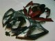 Preto Vermelho Plásticos Suzuki GSXR 600 / 750 K6 2006-2007 Preto Vermelho Plásticos Suzuki GSXR 600 / 750 K6 2006-2007