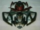 Preto Vermelho Plásticos Suzuki GSXR 600 / 750 K6 2006-2007 Preto Vermelho Plásticos Suzuki GSXR 600 / 750 K6 2006-2007