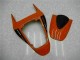 Preto Vermelho Prata Carenagem Honda CBR 600RR 2007-2008