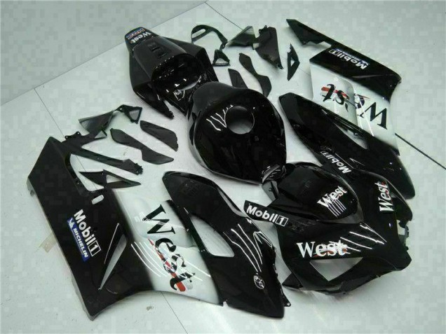 Preto West Carenagem Honda CBR 1000RR 2004-2005 Preto West Carenagem Honda CBR 1000RR 2004-2005