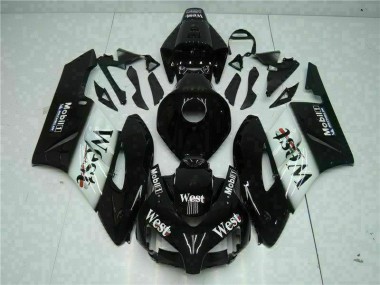 Preto West Carenagem Honda CBR 1000RR 2004-2005