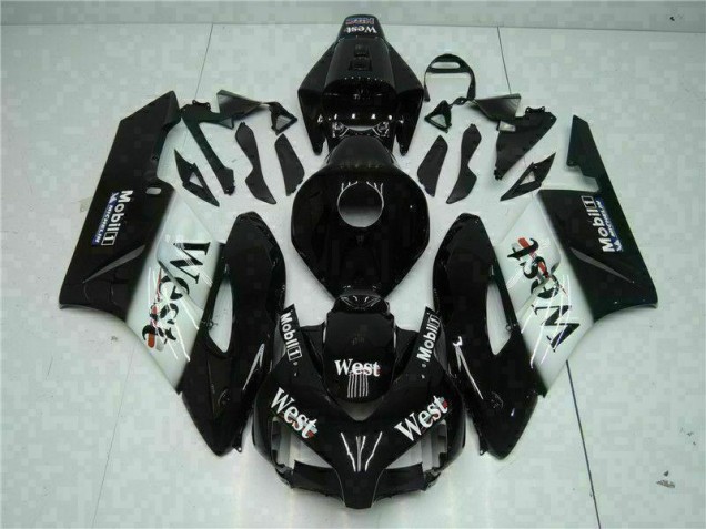 Preto West Carenagem Honda CBR 1000RR 2004-2005 Preto West Carenagem Honda CBR 1000RR 2004-2005