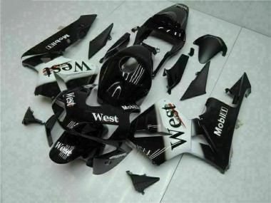 Preto West Carenagem Honda CBR 600RR 2003-2004