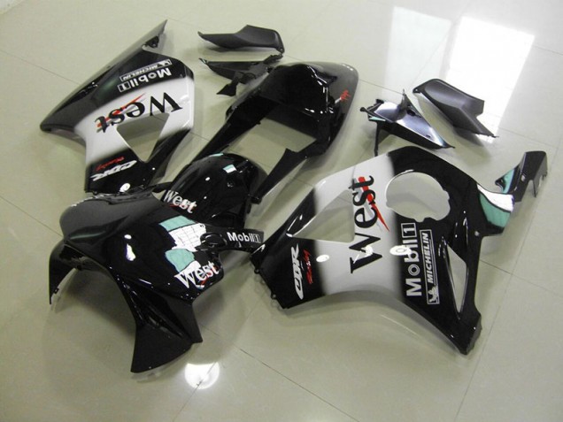 Preto West Carenagem Honda CBR 900RR 954 2002-2003 Preto West Carenagem Honda CBR 900RR 954 2002-2003