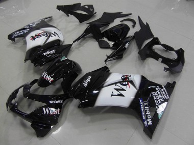 Preto West Carenagem Kawasaki ZX 250R 2008-2012