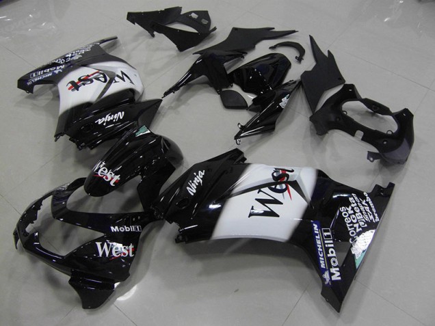 Preto West Carenagem Kawasaki ZX 250R 2008-2012