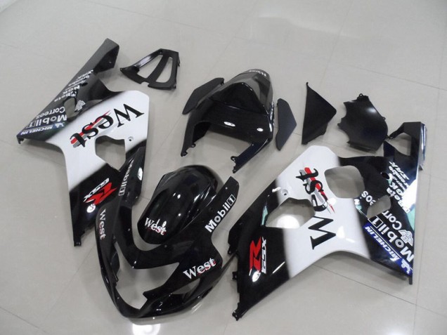 Preto West Carenagem Suzuki GSXR 750 K4 2004-2005 Preto West Carenagem Suzuki GSXR 750 K4 2004-2005