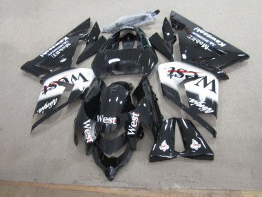 Preto West Ninja Carenagem Kawasaki ZX10R 2003-2005