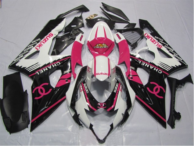 Rosa Chanel Carenagem Suzuki GSXR 1000 K5 2005-2006 Rosa Chanel Carenagem Suzuki GSXR 1000 K5 2005-2006