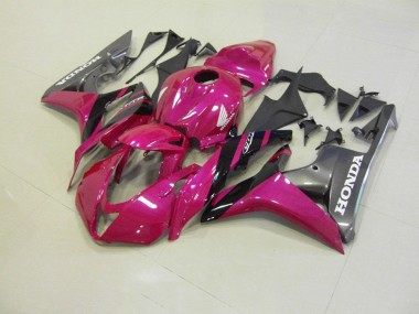 Rosa Cinzento Corrida Carenagem Honda CBR 600RR 2007-2008