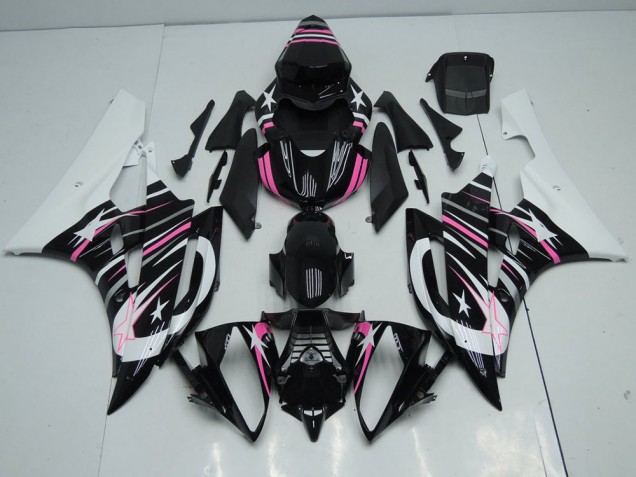 Rosa Estrela Carenagem Yamaha R6 2006-2007 Rosa Estrela Carenagem Yamaha R6 2006-2007
