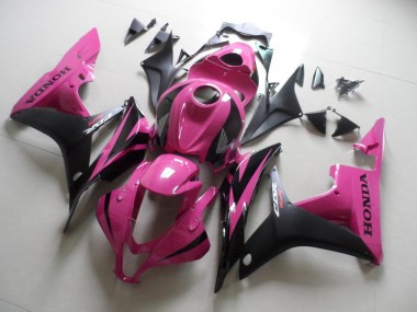 Rosa Preto Carenagem Honda CBR 600RR 2007-2008