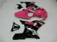 Rosa Preto Carenagem Suzuki GSXR 600 / 750 K1 K2 K3 2001-2003 Rosa Preto Carenagem Suzuki GSXR 600 / 750 K1 K2 K3 2001-2003