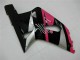 Rosa Preto Carenagem Suzuki GSXR 600 / 750 K1 K2 K3 2001-2003 Rosa Preto Carenagem Suzuki GSXR 600 / 750 K1 K2 K3 2001-2003