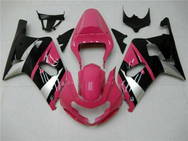 Rosa Preto Carenagem Suzuki GSXR 600 / 750 K1 K2 K3 2001-2003