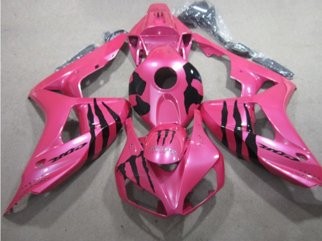 Rosa Preto Monster Carenagem Honda CBR 1000RR 2006-2007
