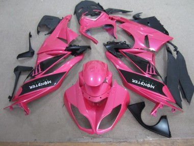 Rosa Preto Monster Carenagem Kawasaki ZX6R 2009-2012