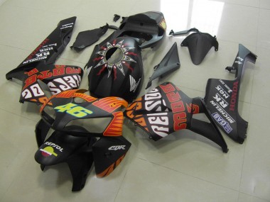 Rossi Preto Fosco Carenagem Honda CBR 600RR 2005-2006