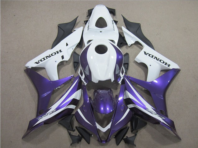 Roxo Branco Carenagem Honda CBR 1000RR 2004-2005 Roxo Branco Carenagem Honda CBR 1000RR 2004-2005